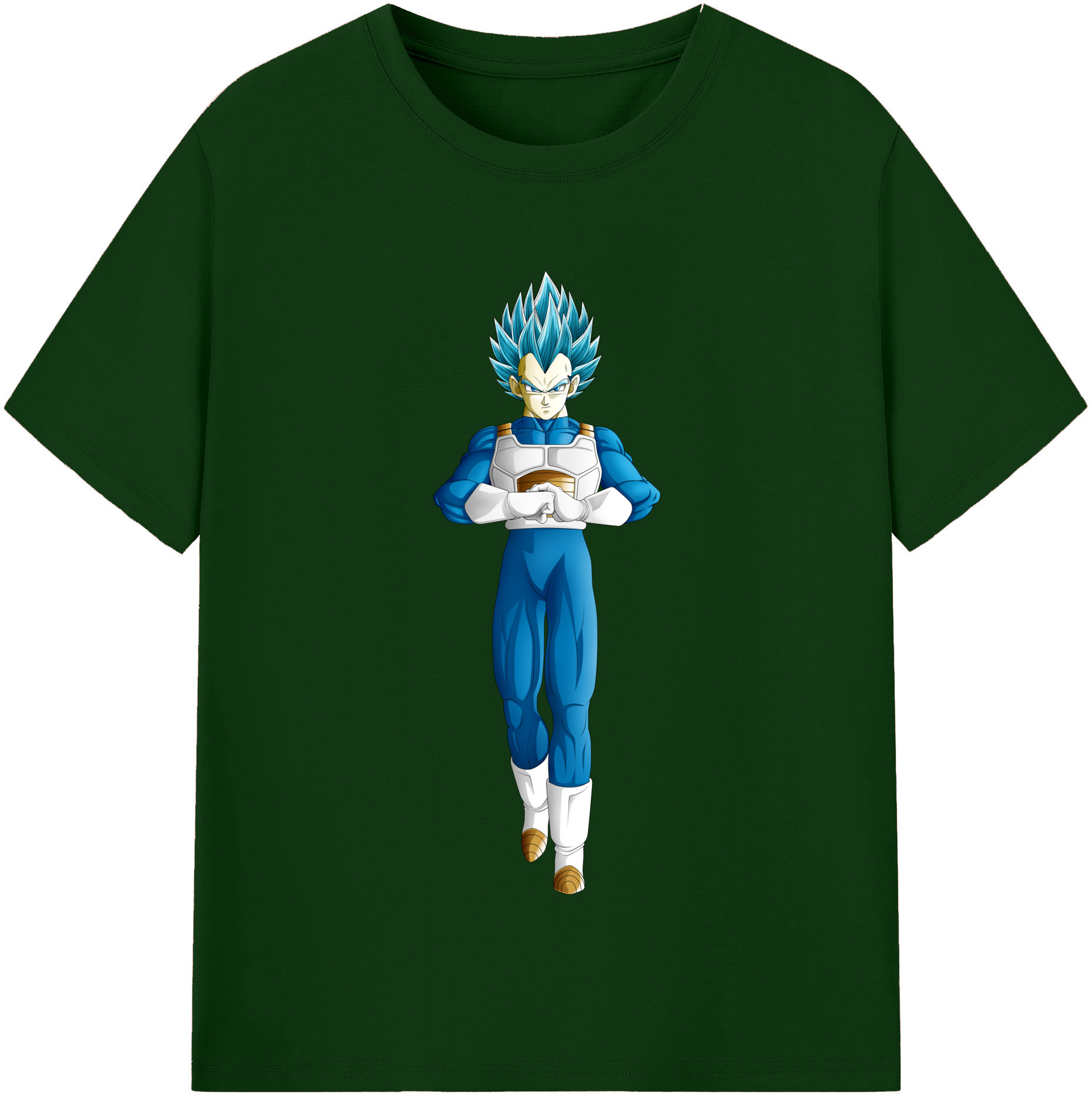 （画像用） ドラゴンボール ベジータ四世（Bejīta Yonsei）DRAGON BALL Vegeta IV 綿100％半袖Tシャツ（フロントプリント）